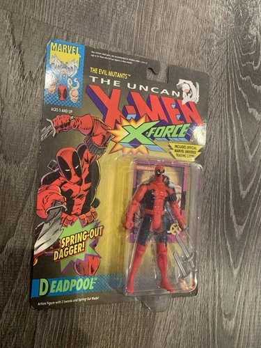 Vintage 1992 Toy Biz Deadpool X-Force Uncanny X-Men Figure MOC Sealed Marvel