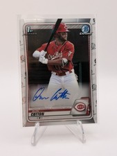 Quin Cotton 2020 Bowman Chrome Autograph Auto Card #CPA-QC