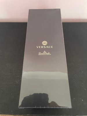 ROSENTHAL VERSACE Glas Kristall Weißweinglas Nagelneu Medusa Versace Box