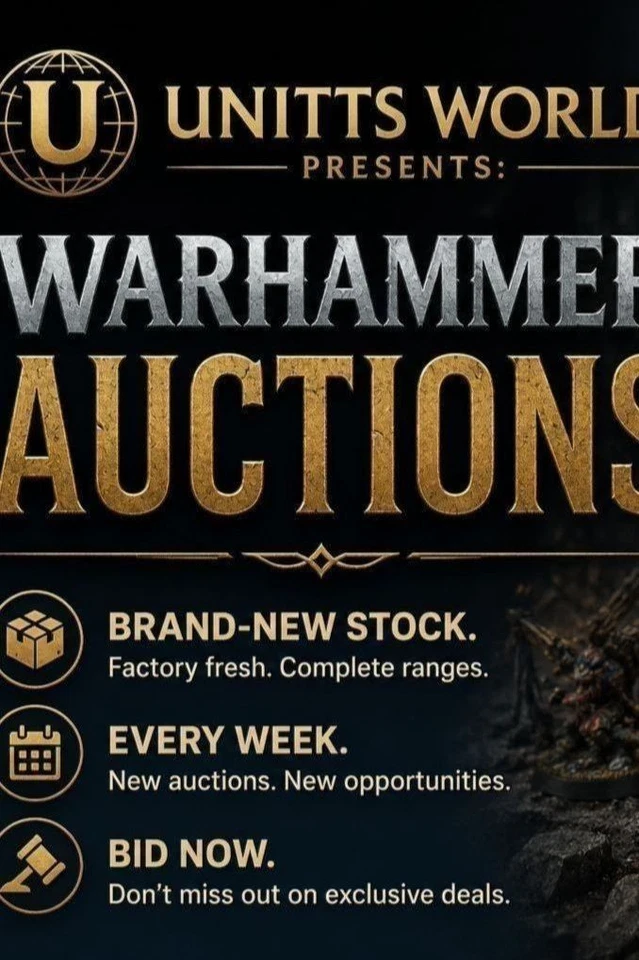 Warhammer Auctions!!!  Brand New Products!