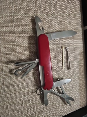 Victorinox Super Tinker Swiss Army Pocket Knife Red Philips