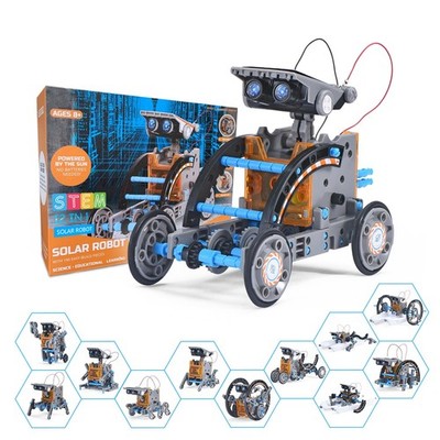 STEM 12-in-1 Solar Roboter Spielzeug, Science Kits für Kinder Alter 8-12, DIY Gebäude