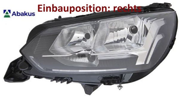 Abakus 550-1173R-LDEM2 Hauptscheinwerfer Rechts Scheinwerfer FüR Peugeot-image