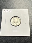 1939-D Mercury Head Dime - .9 / Full Bands  / Exc. Luster / Beautiful Coin! -NR!