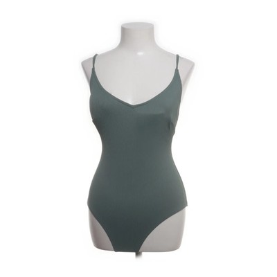 H&M, Badeanzug, Größe: 42, Grün, Polyamid/Elasthan/Polyester, Einfarbig #fHC