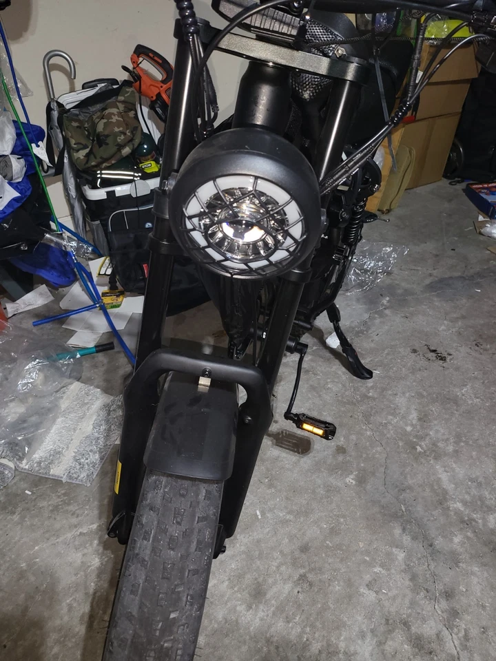 Bicicleta eléctrica estilo ciclomotor Riding'times 31,2 AH para adultos 1500 W, máximo 31 MPH y 70-150 millas Foto 2 de 2