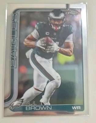 AJ Brown 2025 Topps Chrome Eagles #243