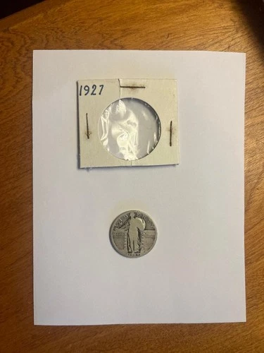 1927  Standing Liberty Quarter  25C  -  90% Silver