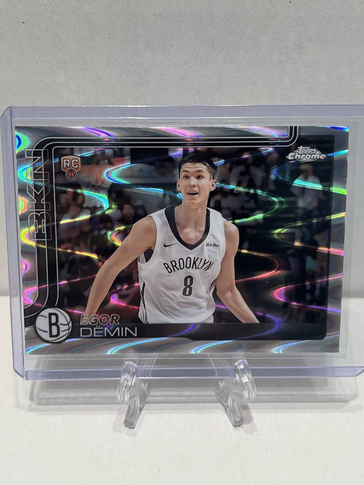 2025-26 Topps Chrome - Egor Demin #258 RayWave Refractor (RC)