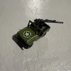 1976 Lesney Matchbox Superfast No.38 Green Military Jeep. Made In England