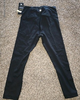 NWT Velocity Black No Sweat High Rise Spandex Leggings Size S