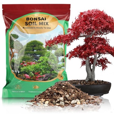 Premium Bonsai Soil Mix with Enhanced Aeration & Drainage 1qt - Professional ...