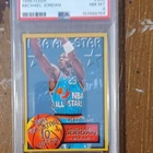Fleer 1996-97 All-Stars Retro Michael Jordan #282 Chicago Bulls PSA 8 Card