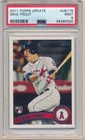 MIKE TROUT 2011 TOPPS UPDATE #US175 RC ROOKIE CARD LOS ANGELES ANGELS PSA 9 MINT