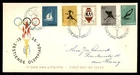 Mayfairstamps Netherlands FDC 1956 Olympic Games Combo Flame Rings First Day Cov