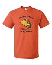 EXERCISE FUNNY SHIRT FIT THIS TACO IN MY MOUTH T-SHIRT