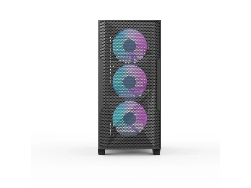 Rosewill FBM-X6 Black Micro ATX Mid Tower Case - Tempered Glass Side Panel, High - Image 2 of 4