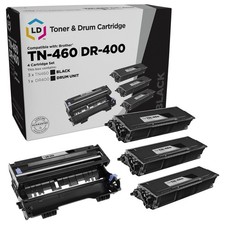 LD Compatible Toner Cartridge  Drum Unit Replacements for Brother TN460 High