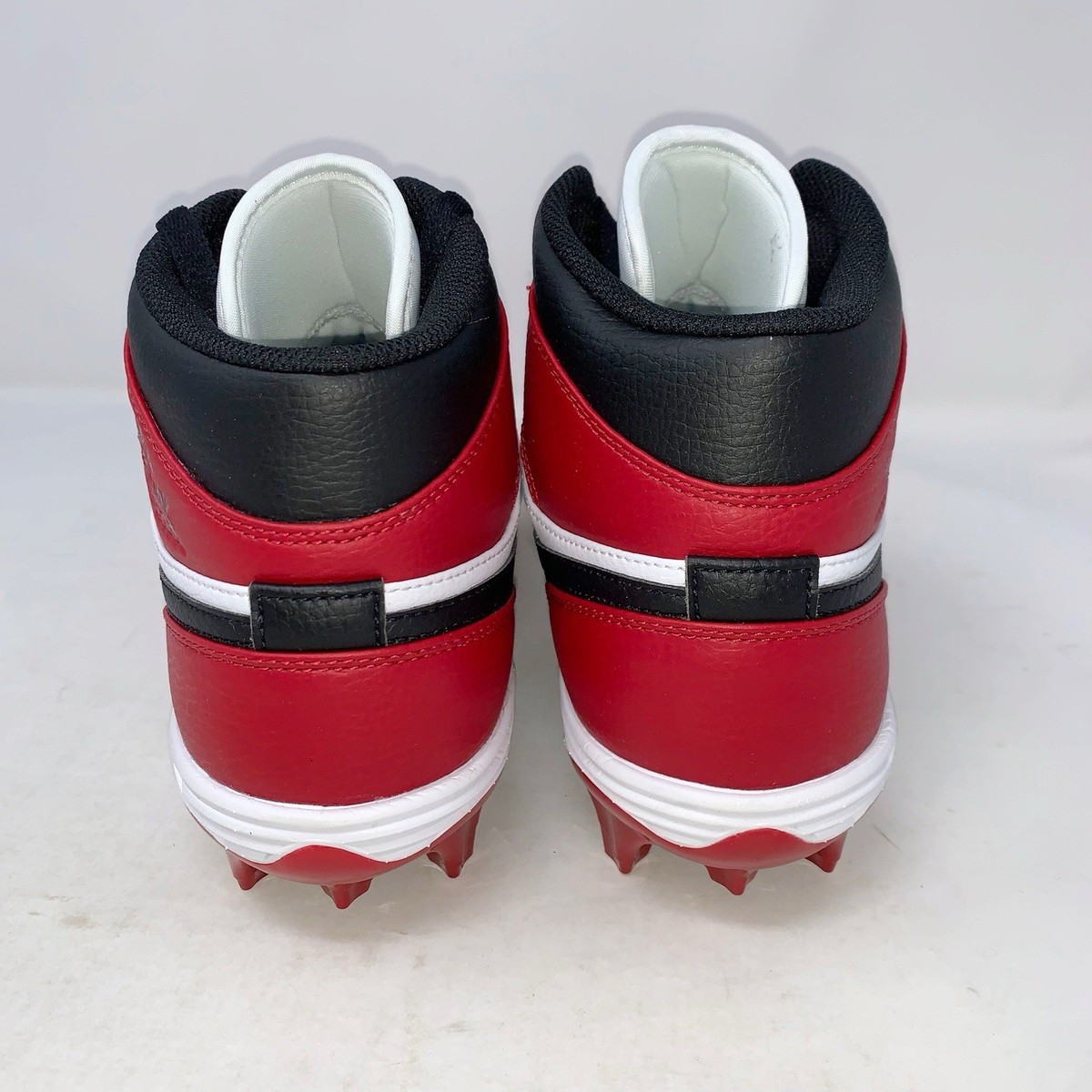 Nike Air Jordan 1 TD Mid Clear Chicago Size 10 Nike Air Jordan Retro 1 TD Mid Football Cleats Black Grey  main image 2