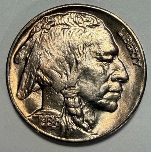 1936-S Buffalo Nickel, Choice Gem BU! Blazing Luster And Sharp Strike!