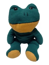 Kellytoy Green Frog Beanbag Plush Stuffed Soft Floppy Toy 14" Heavy Wear