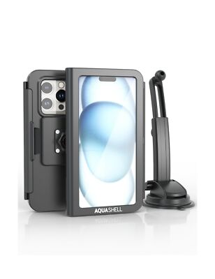 Shower Phone Holder Waterproof Phone Case Suction Cup Stand Wall