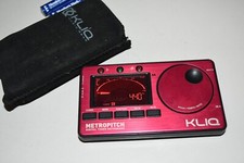 Kliq Metropitch Digital Tuner Metronome w case and batteries red w1a