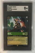Graded 2023 Disney Lorcana Belle Rise of The Floodborn Card