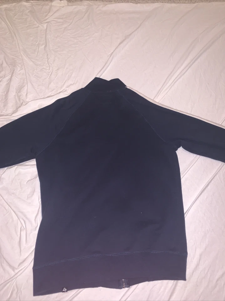 波士顿红袜队热身夹克 47' M 海军蓝全拉链前襟 — 第 2/3 张图片