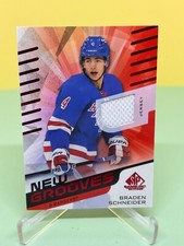 Braden Schneider New York Rangers 22-23 Game Used New Grooves jersey #NG-14