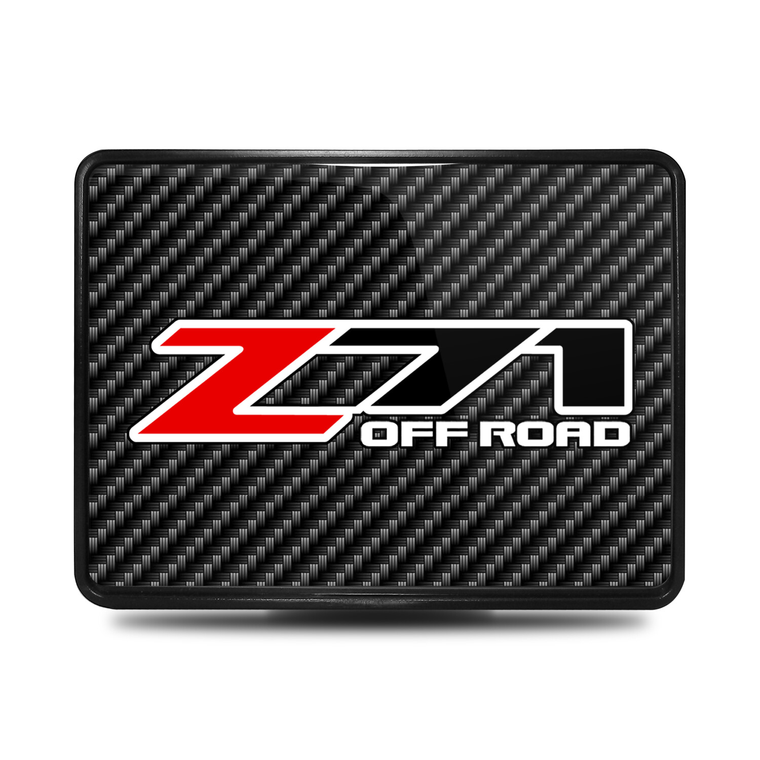 GMC 3D Logo In Red Carbon Fiber Texture Billet Aluminum 2 Inch Tow Hitch Cover E - Foto 13