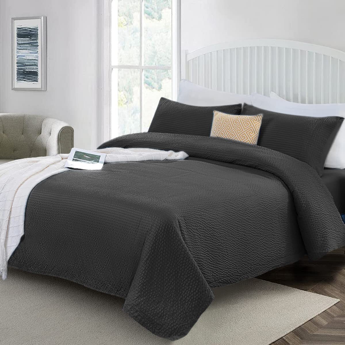 SONORO KATE Bed Sheets Set Sheets Microfiber Super Soft 1800 Thread