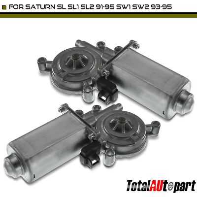 2x Window Lift Motor Rear Left & Right for Saturn SL SL1 SL2 SW1 SW2 1991-1995