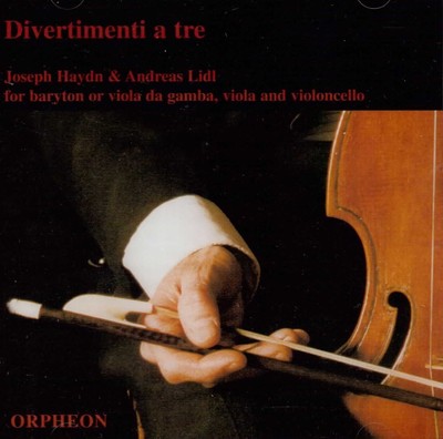 Orpheon Consort Divertimenti A Tre-ORPHEON CONSORT (CD)