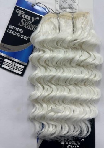 Foxy Silver Human Blend Weave Hair DEEP WAVE (SALT & PEPPER) - Bild 5 von 5