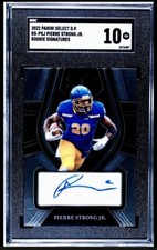2022 Panini Select DP Pierre Strong Jr. Autograph Auto SGC 10 GEM MINT