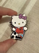 NEW Hello Kitty KC Current Soccer Pin Fan Made Kansas City