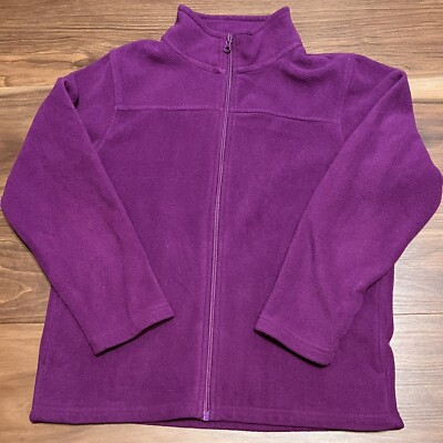 Bass Pro Shop Womens Fleece Jacket Long Sleeve Full Zip Mock