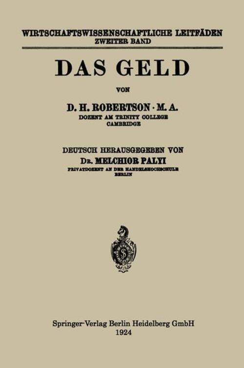 Thumbnail - Melchior Palyi (u. A.) | Das Geld | Taschenbuch | Deutsch | Paperback