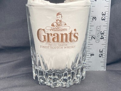 William Grants Family Reserve Finest Scotch Whisky Snifter Tumbler Rocks Glass
