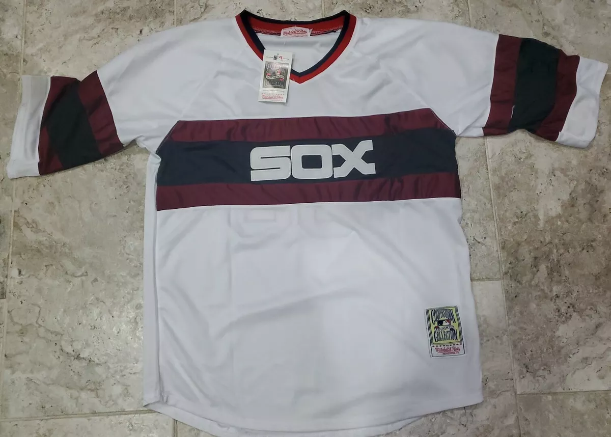 ULTRA RARE MITCHELL AND NESS FRANK THOMAS RETRO CHICAGO WHITE SOX JERSEY  SIZE 52