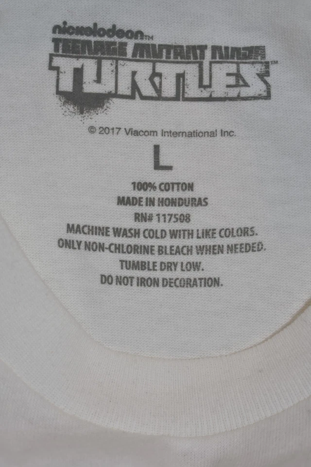 Teenage Mutant Ninja Turtles Youth Boys Pizza Is Life Funny Shirt New L - Image 4 of 4