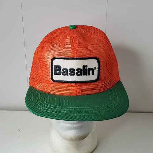 VTG Basalin Herbicide Logo Patch Snapback Hat Farmer Full Foam Trucker Cap Farm