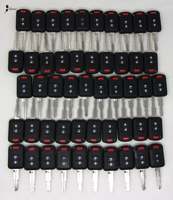 #ad Lot x50 OEM Mitsubishi Keyless Entry Combo Key Remotes Mix OUCJ166N $187.49