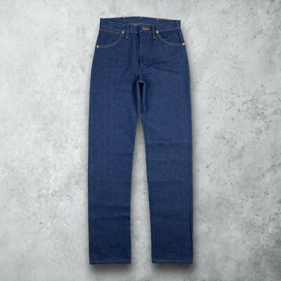 Vintage Wrangler Jeans Men's 30x36 13MWZ Blue Raw Denim Cowboy