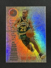 1995 TOPPS STADIUM CLUB WARP SPEED FOIL HOLO Gary Payton Seattle Sonics WS3