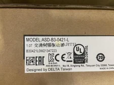   400w Brake B3 AC servo motor driver kit ASD-B3-0421-L+ -B3M-C20604SS1 #A6-22^