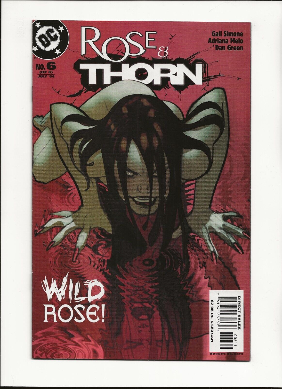 Rose and Thorn #6 Adam Hughes Cover VF NM DC Comics 2004 Gail Simone