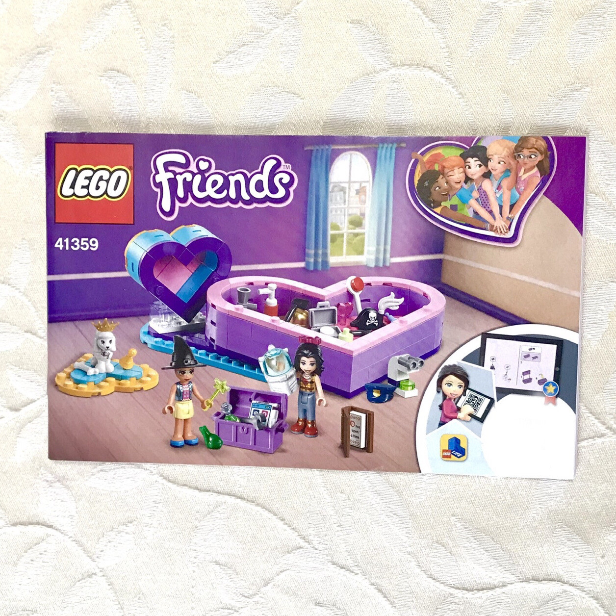 LEGO 41359 Instruction Booklet Manual Friends Heartbox Friendship Pack