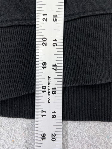 The North Face Sweater Girls Extra Large Black Crop Long Sleeve Crew Neck - Picture 12 of 15